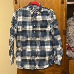 Vineyard Vines boys plaid flannel shirt